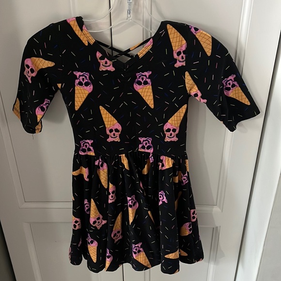 Dot Dot Smile Skeleton ice cream dress size 3/4 - Picture 1 of 5